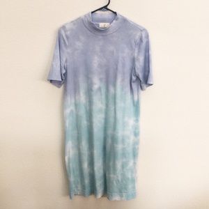 Anthropologie T.La Heidi Mock Neck Tee Dress